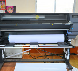 Hp Latex eco solvent machine